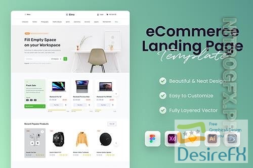 E-Commerce Landing Page Template