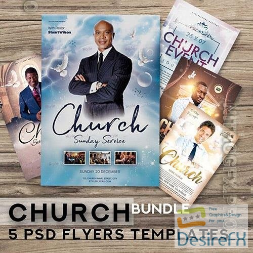 Flyer Template - Church flyers  Bundle