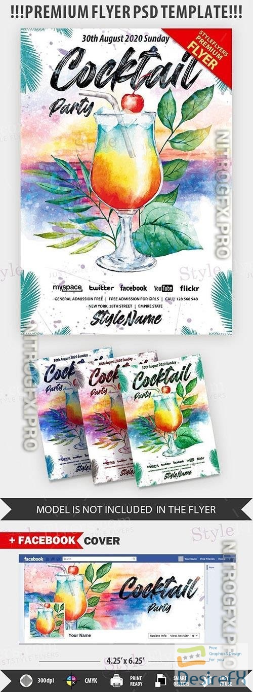 Flyer Template - Cocktail Party