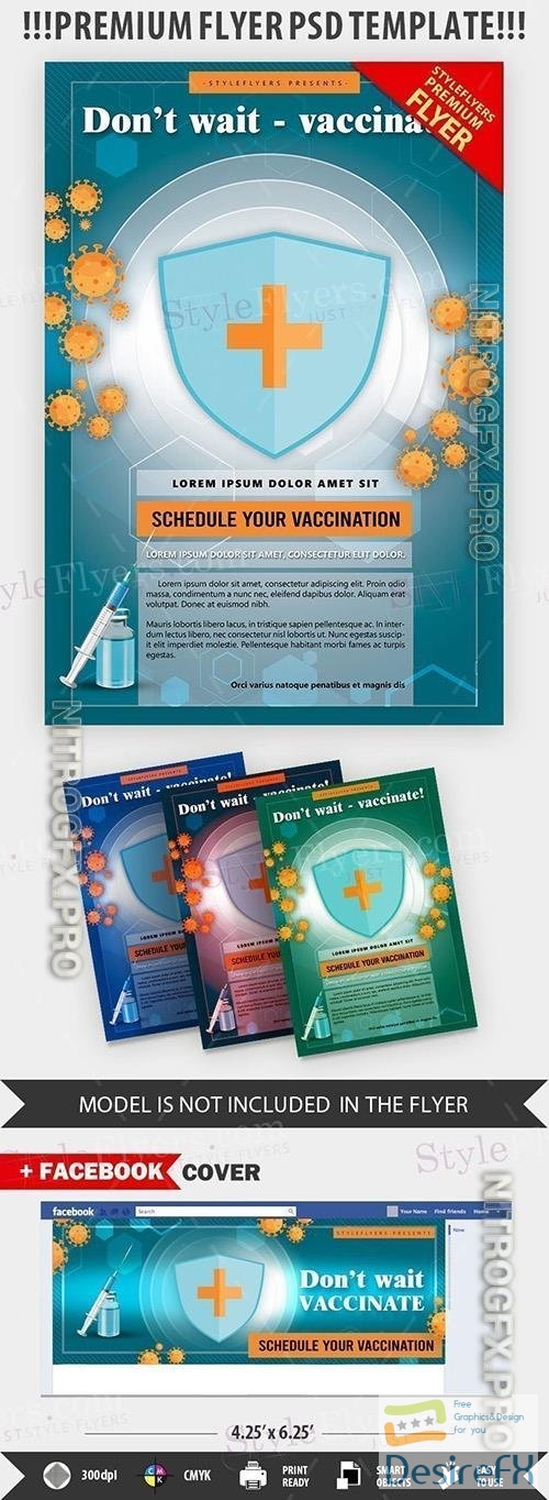Flyer Template - Vaccination Premium