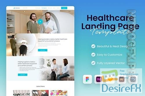 Healthcare Landing Page Template