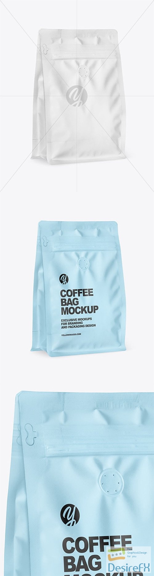 Matte Coffee Bag Mockup 84835 TIF