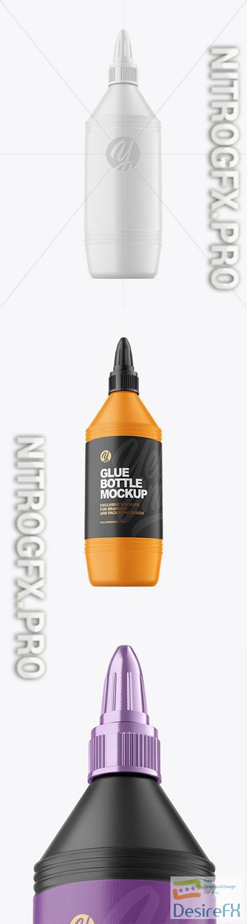 Matte Glue Bottle Mockup 86494