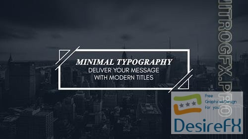 Minimal Motion Typography | for Premiere Pro 23759620