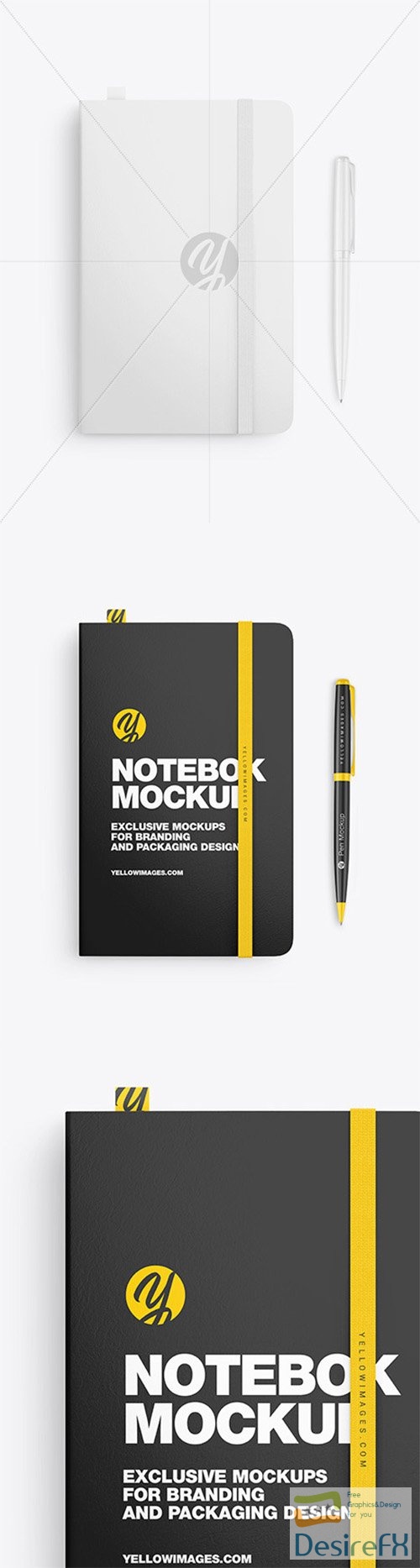 Notebook with Pen Mockup 85722 TIF