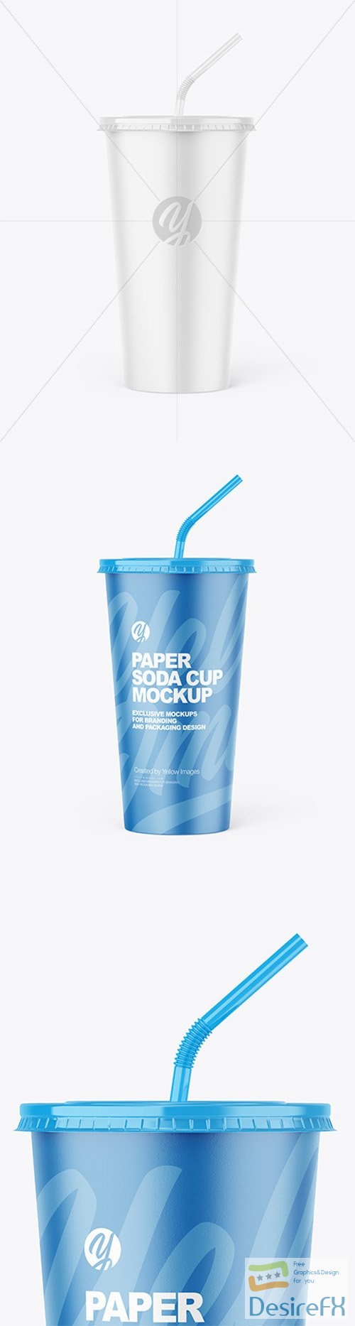Paper Soda Cup Mockup 85720 TIF