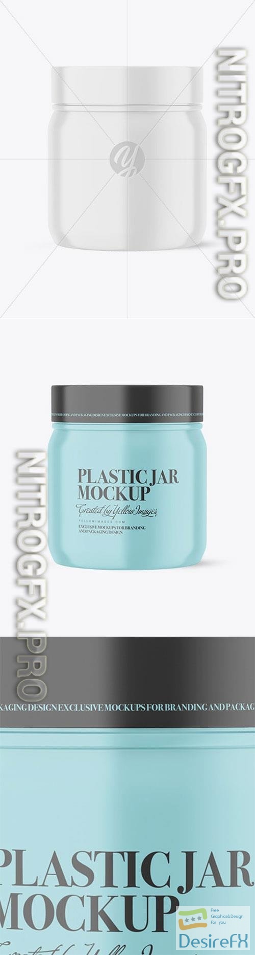 Plastic Jar Mockup 86510