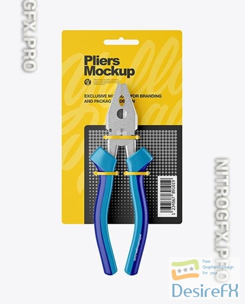 Pliers Mockup - Front View 75885