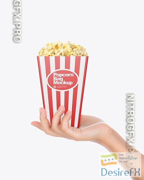 Popcorn Bag Mockup 82453