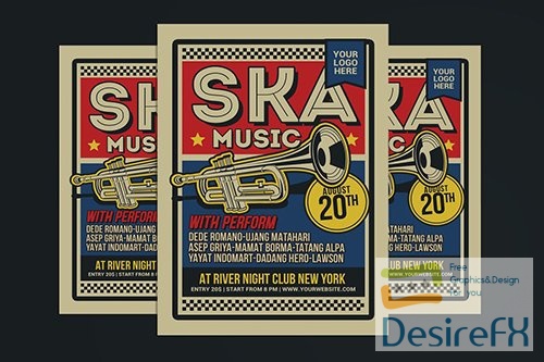 Ska Music Flyer R5VR2CM PSD