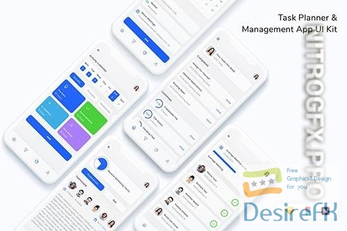 Task Planner &amp; Management App UI Kit