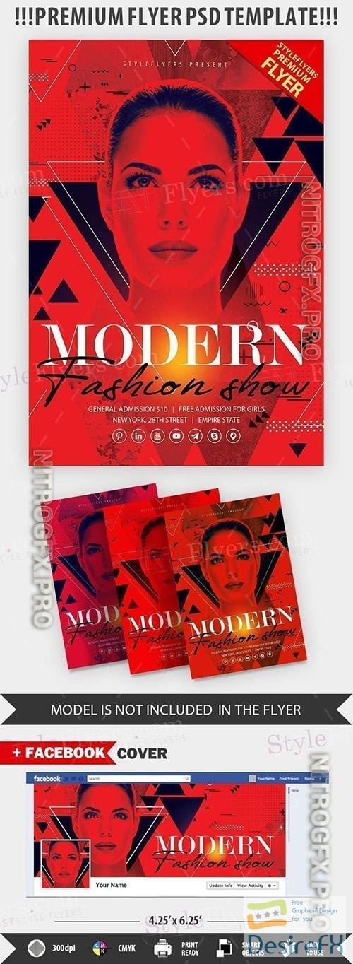 Template - Modern Fashion Show Instagram Post and Story