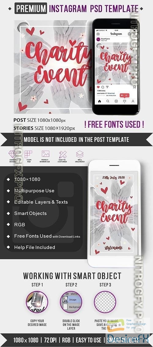 Template - Сharity Event Instagram Post and Story