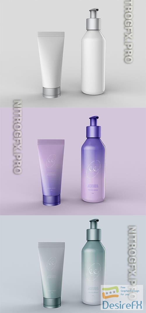 Two Beauty Products Mockup