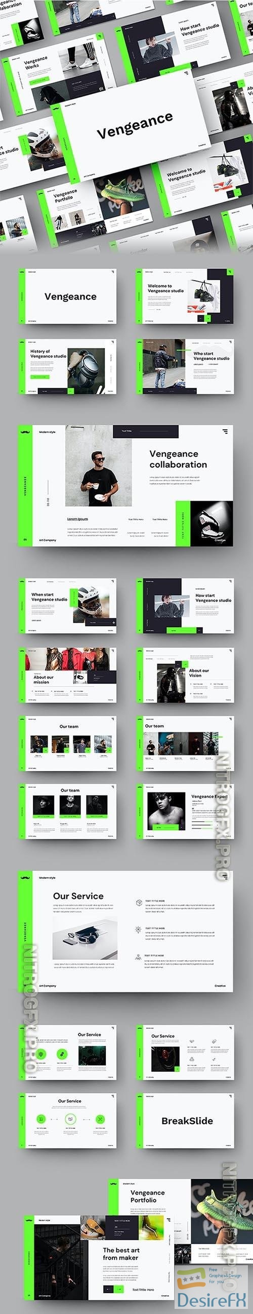 Vengeance – Business Powerpoint, Keynote and Google Slides Template