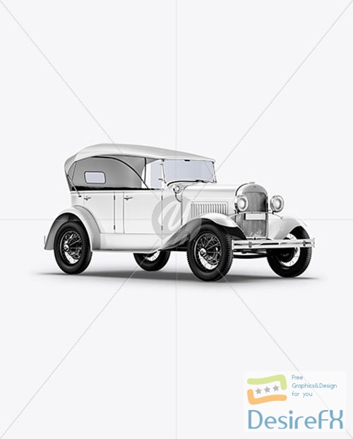 Vintage Car Mockup 47996
