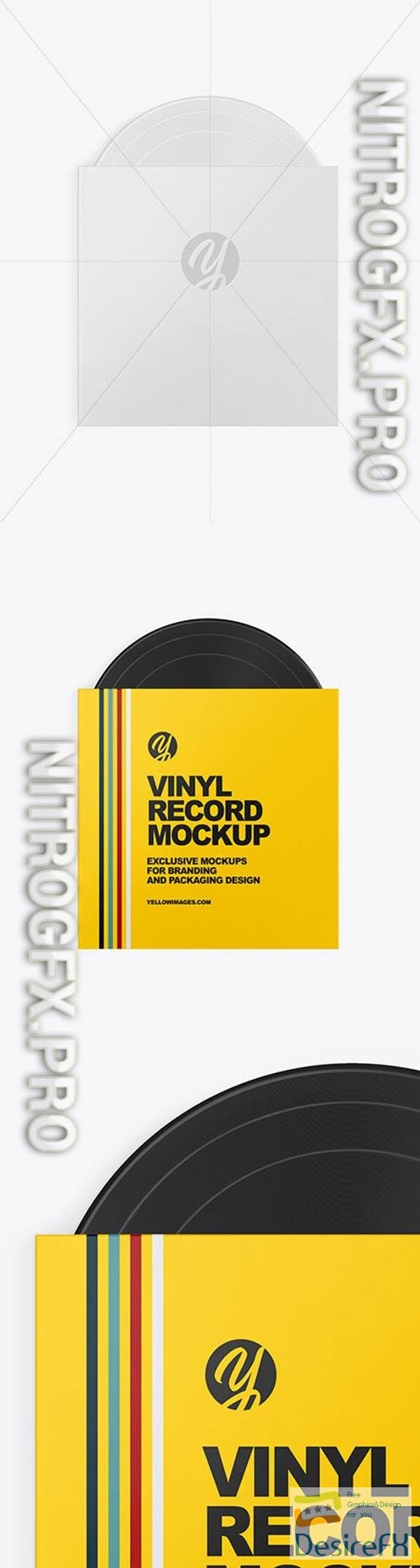 Vinyl Record Sleeve Mockup 86496
