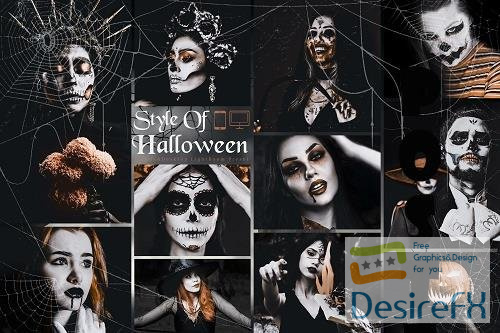 10 Style Of Halloween Mobile &amp; Desktop Lightroom Presets - 1588758