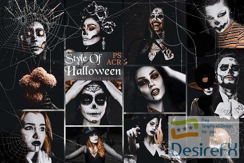 10 Style Of Halloween Photoshop Actions And ACR Presets - 1588760
