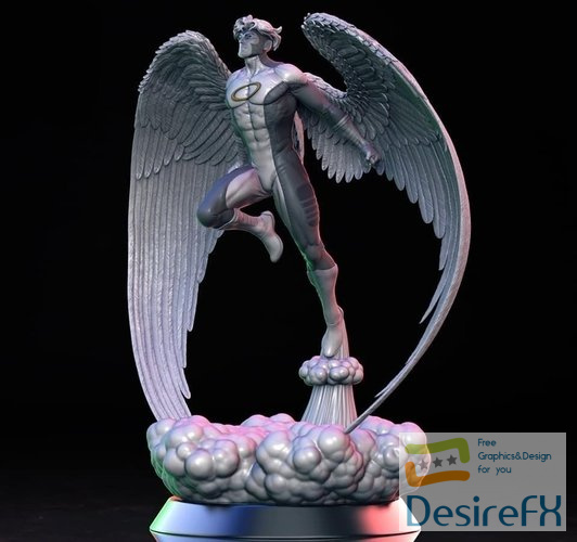 ANGEL X-MEN 3D Print