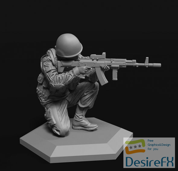 Army 52 120mm 3D Print