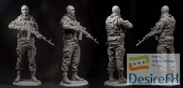 Army 52 120mm 3D Print