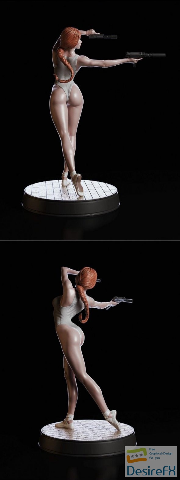 Black Widow Dancer 3D Print