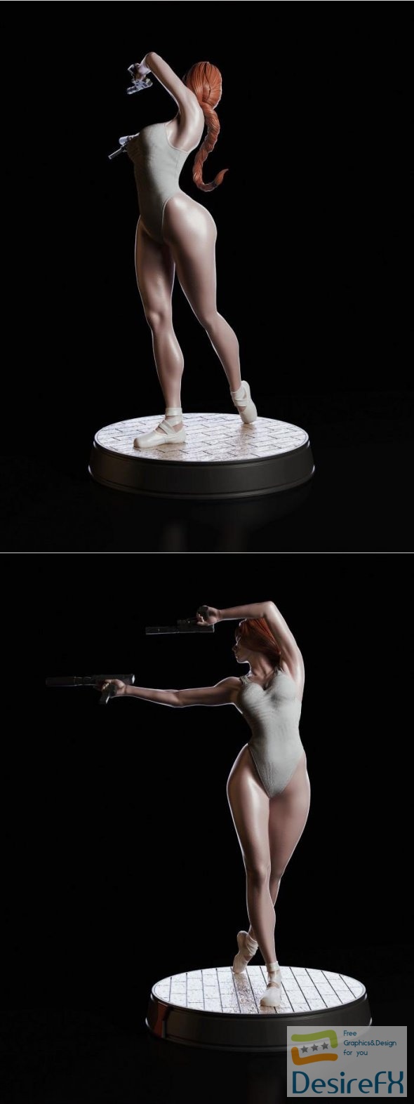 Black Widow Dancer 3D Print
