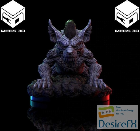 Cerberus 3 Heads 3D Print
