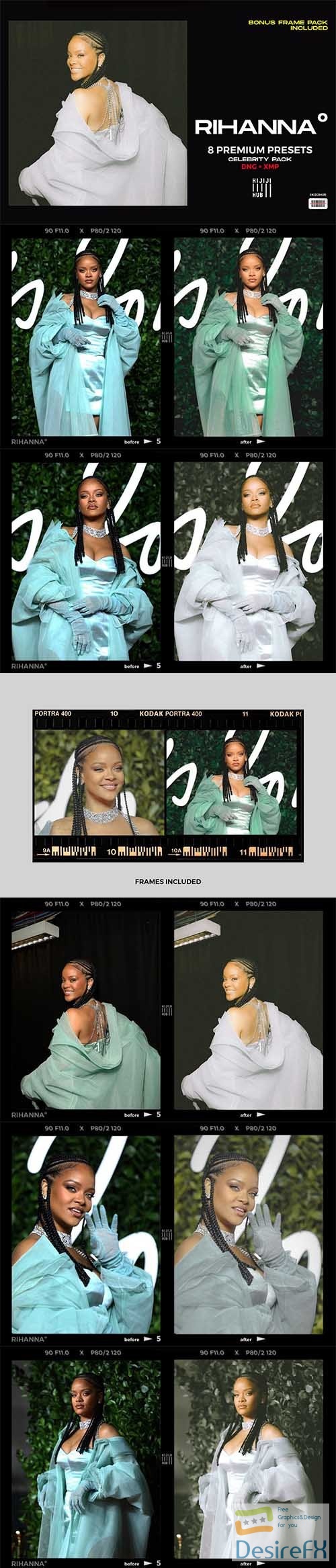 CreativeMarket - Rihanna Lightroom Presets 6406925