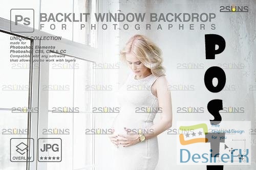Curtain backdrop & Maternity digital photography backdrop V10 - 1447862