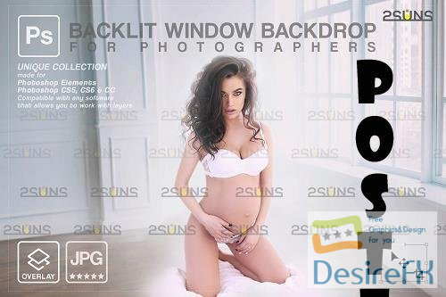 Curtain backdrop &amp; Maternity digital photography backdrop V3 - 1447851