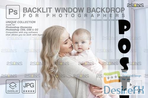 Curtain backdrop &amp; Maternity digital photography backdrop V7 - 1447856