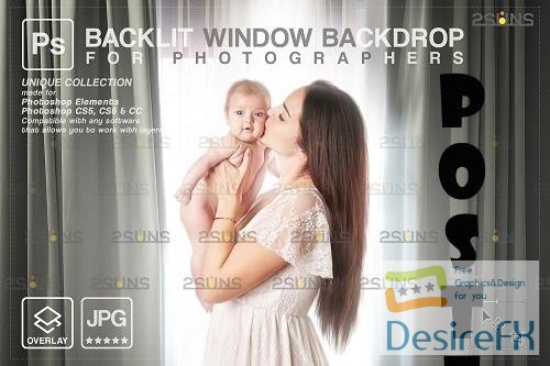 Curtain backdrop &amp; Maternity digital photography backdrop V8 - 1447858