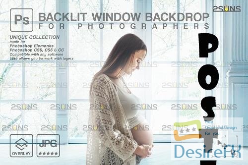 Curtain backdrop &amp; Maternity digital photography backdrop V9 - 1447859