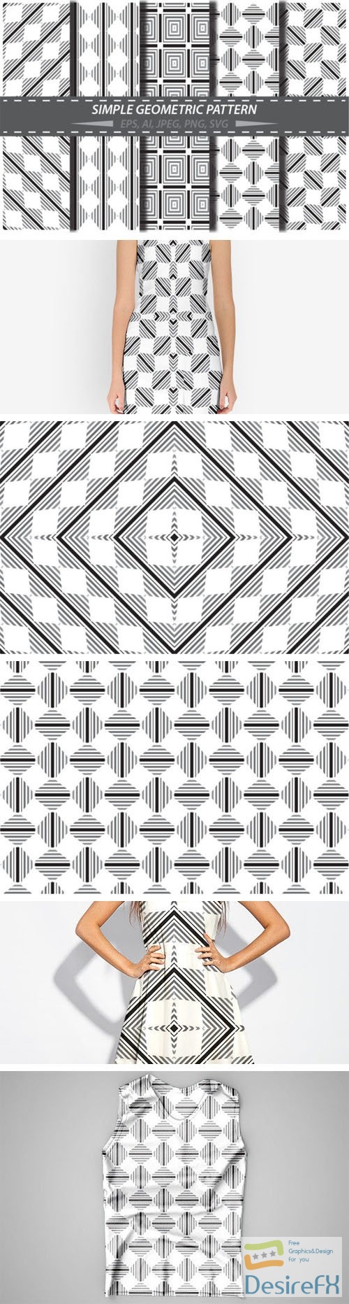 Geometric Patterns - Vector Shapes and Backgrounds