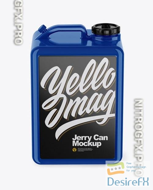 Glossy Jerry Can Mockup 46462