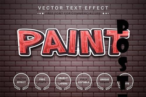 Graffiti Brick Editable Text Effect - 6454517