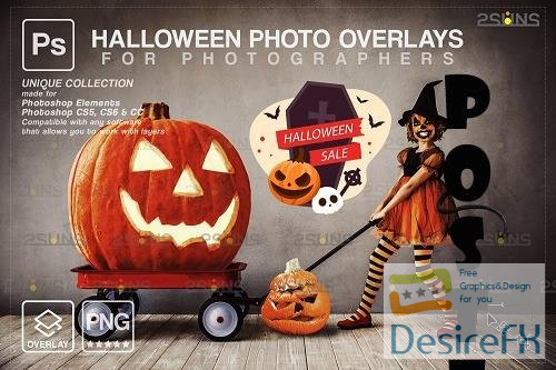 Halloween clipart Halloween overlay, Photoshop overlay V1- 1583901