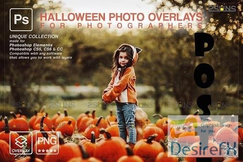 Halloween clipart Halloween overlay, Photoshop overlay V3 - 1583909