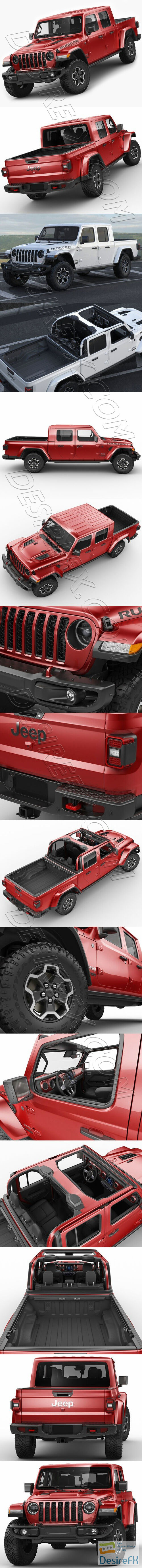 Jeep Gladiator 2020 3D Model