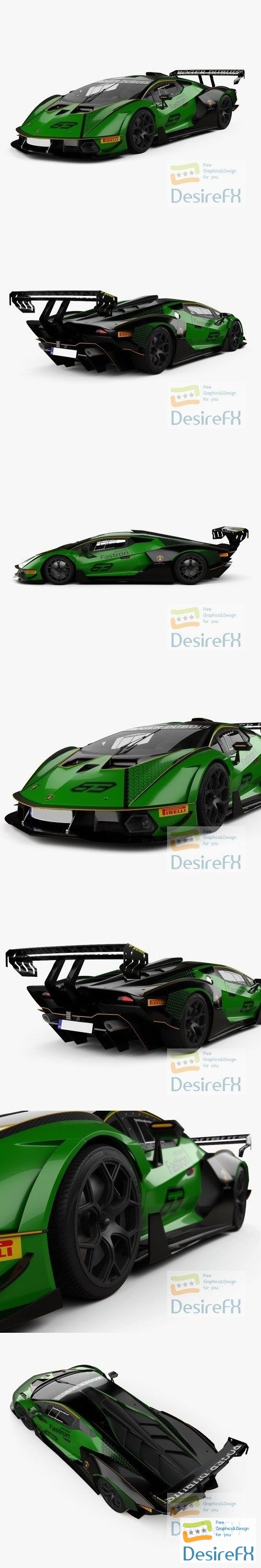 Lamborghini Essenza SCV12 2021 3D Model