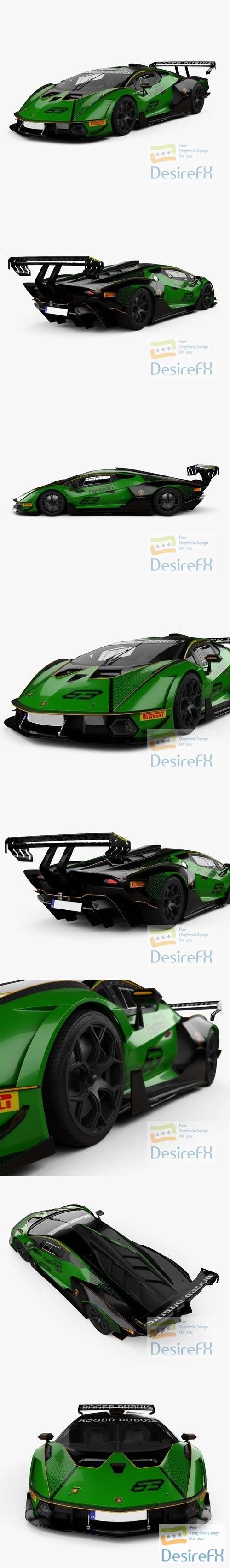 Lamborghini Essenza SCV12 2021 3D Model