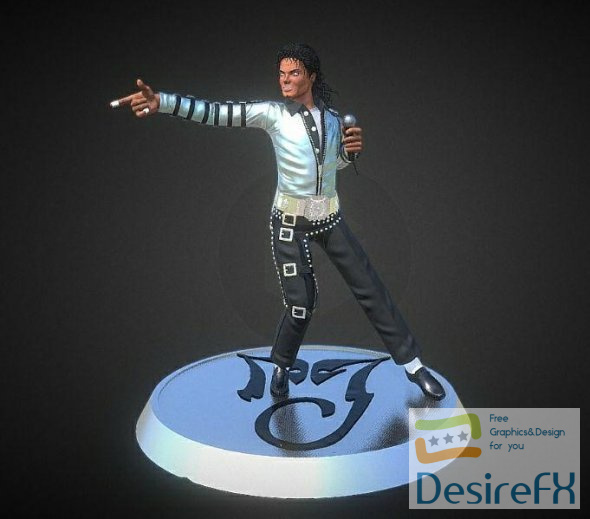 Michael Jackson 3D Print
