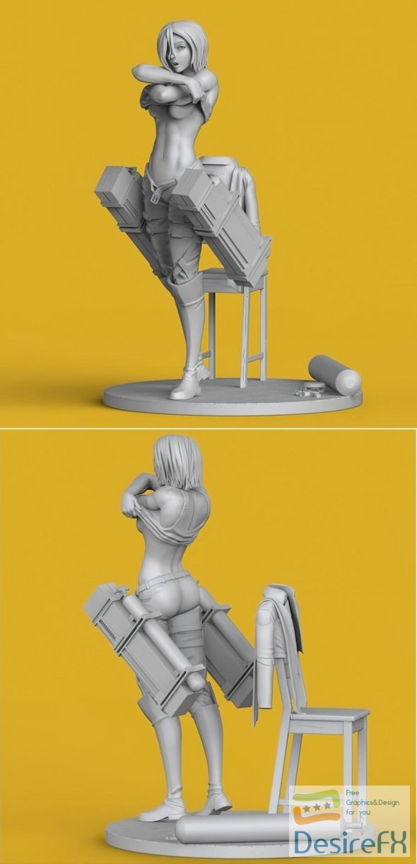 Mikasa Akerman 3D Print