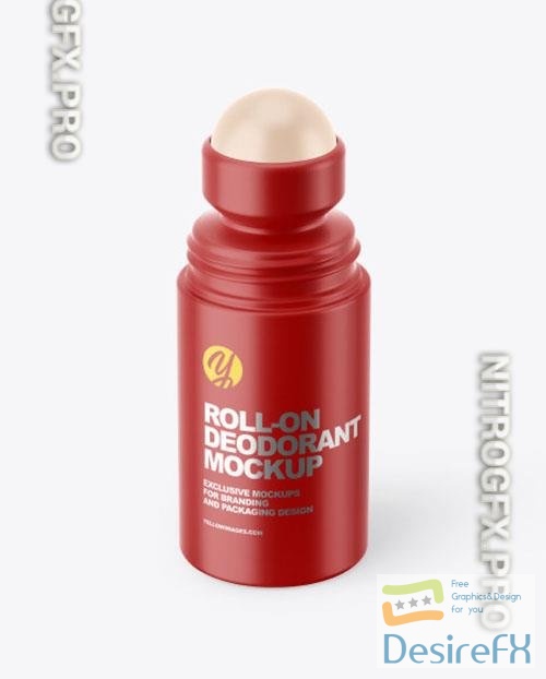 Opened Roll-on Deodorant Mockup 47969