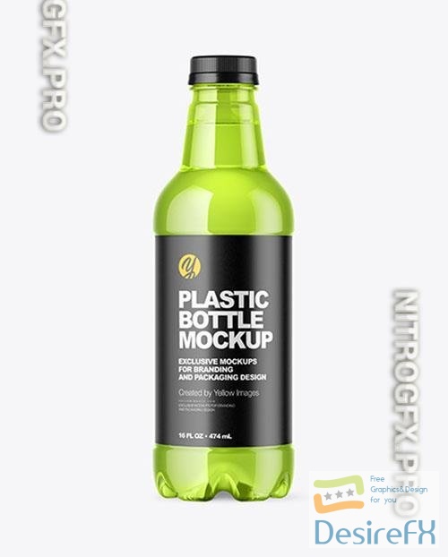 Plastic Drink Bottle Mockup 46671
