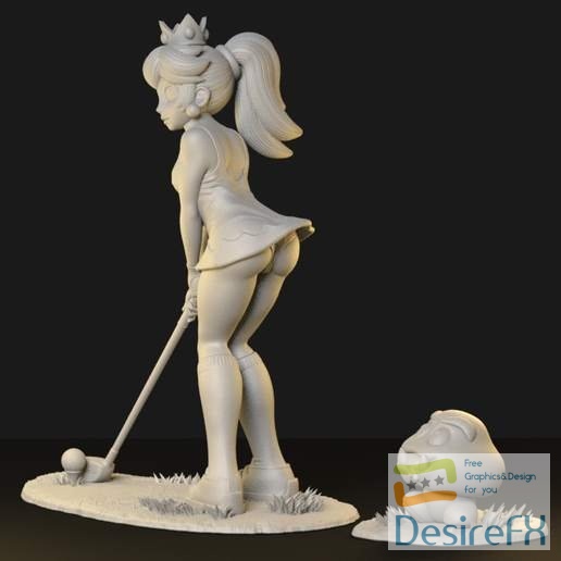 Princess Peach 3D Print