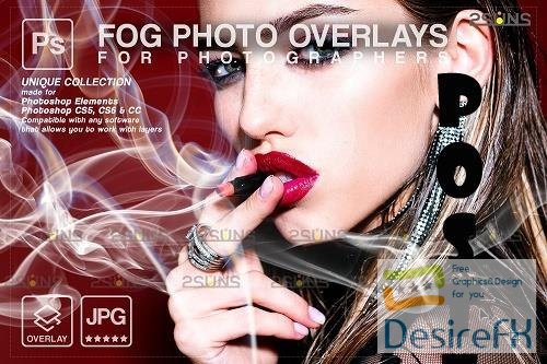 Smoke backgrounds, Fog overlays, Photoshop overlay V7 - 1447933
