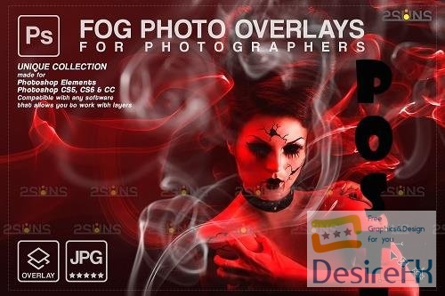 Smoke backgrounds &amp; Smoke bomb overlay, Photoshop overlay - 1447930
